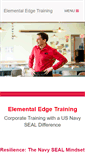 Mobile Screenshot of elementaledgetraining.com